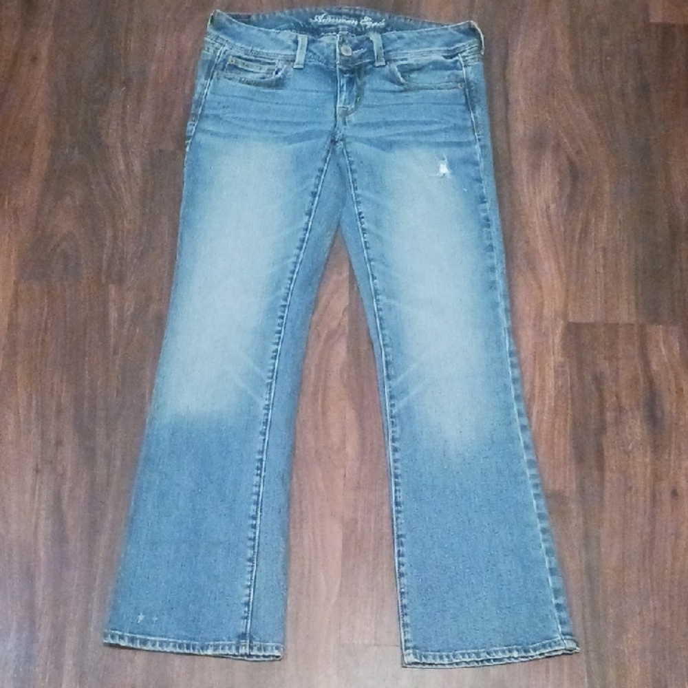 American Eagle Outfitters Light Blue Flare Jeans